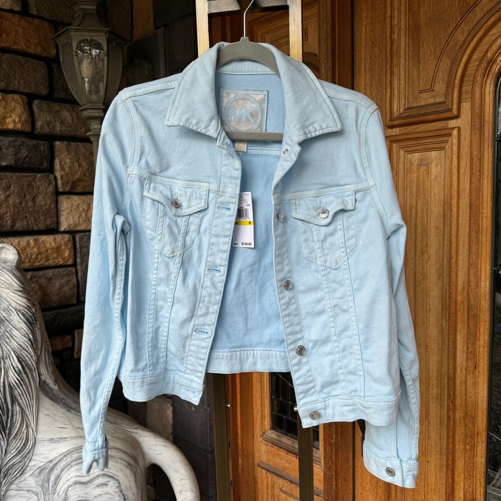 Michael Kors Baby Blue Denim Jacket